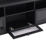 ZUN Sleek & Modern Design TV Stand with Acrylic Board Door, Chic Elegant Media Console for TVs Up to 02568385