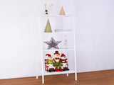 4 Tier Iron Bookshelf, Freestanding Bookcase Storage Shelf for Books and Decor, 23.62 x 13.78 x 45568681