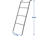 Wall Leaning Blanket Ladder Decorative Metal Towel Drying Quilt Holder Rack for Living Room Bathroom 33855042
