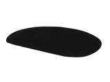 3x2x1/2" Beauty Salon Semicircle Anti-fatigue Salon Mat Black 99799260