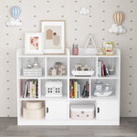 ZUN Kids Bookcase, Bookshelf with 6 Compartments, Freestanding Shelves and Cube Organizer, for Bedroom W808P171979