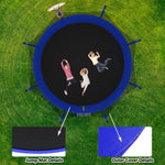 ZUN 12FT Trampoline for Kids & Adults with Basketball Hoop and Ball ,Recreational Trampolines with 36061169