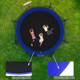 ZUN 12FT Trampoline for Kids & Adults with Basketball Hoop and Ball ,Recreational Trampolines with K1163139544