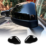 1 Pair Gloss Black Side Rear View Mirror Cover Cap Fit For Honda CRV CR-V 2023-202nh 38567956