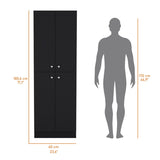 Cameron Pantry Cabinet with 4 doors and 5 hidden shelves B128P189935