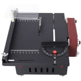 Mini Table Saw,Belt Sander,4pcs Blades,10pcs Sanding Blet,7 Gear Adjustable 0-90&deg Angle, Available W465P200266
