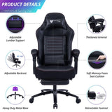 Vanbow.Seat Height Adjustable Swivel Racing Office Computer Ergonomic Video Game Chair W152166555