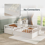 Twin Size Floor, integral construction with super high security barrier, door, children's floor W1858P164923