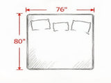 12 Inch Memory Foam Mattress Pressure Relief Graphene Gel Cooling Copper Bed in a BoxOnly 31108055