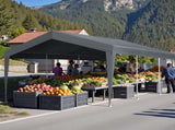 10X20FT Carport Car Port Canopy Grey 77637470
