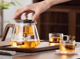 Bonston heat-resistant glass teapot, magnetic switch, 27oz 37346670