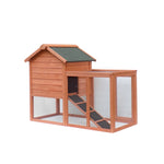 ZUN Hot sale Easily-assembled wooden Rabbit house Chicken coop kennels W21901186