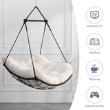 Hammock Chair Swing with Cushion - Outdoor Indoor Hanging Hammock Chair for Patio, Porch, Bedroom, W2500P232151