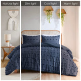Full/Queen Clip Jacquard Comforter Set B035P148302