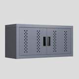 Metal garage cabinet with door, wall-mounted storage cabinet, floating tool cabinet for basements, W396P305715