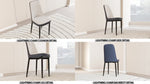 ZUN A set of 4 dining chair, modern style chair made of high-quality PU Leather fabric with thick soft W2189P168409