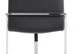 Zlatan Gray Velvet & Chrome Finish Side Chair B2726P343789