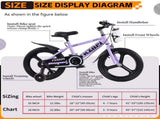 FKZNPJ Kids Bike 18 Inch High Carbon Steel Frame, Magnesium Alloy Wheels, Training Wheels with W2921P368576
