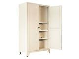 71'' 2 Shapely Door Cabinet With Lock, Metal Storage Cabinet with Doors and Adjustable Shelves, for 07106939