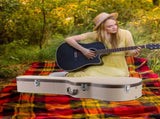 41" Folk Guitar Hardshell Carrying Case Fits Most Acoustic Guitars Microgroove 67816191