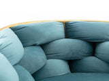 Luxury modern simple leisure velvet single sofa chair bedroom lazy person household dresser stool W117067859