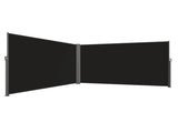 71" x 236" Retractable Patio Side Awning, 280 g Waterproof Polyester Privacy Screen with UV 30 04871189