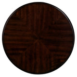 22'' Two Tone Round End Table,Solid Wood Sofa Side Table with Shelf,Living Room Corner Table Easy W1202P164016