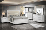 ZUN 1pc Modern Contemporary Dresser w Six Storage Drawers Jewelry Tray White Cream Finish Bedroom Wooden B011P215601