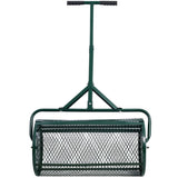 Peat Moss Spreader 24inch,Compost Spreader Metal Mesh,T shaped Handle for planting seeding,Lawn and W46554056