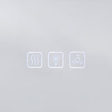 40*30inch LED Bathroom Beveled Mirror,3000-6000K Gradient Front and Backlit LED Mirror for W2091P214095