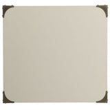 White 1-drawer End Table B062P181374