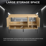 48" Freestanding Bathroom Vanity & 3 Soft-Close Cabinet Doors -Excluding Sink W1972P199462