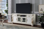 ZUN ACME Vendome TV Stand, Antique Pearl Finish LV01521