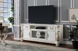 ZUN ACME Vendome TV Stand, Antique Pearl Finish LV01521