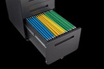 ZUN 3 Drawer Mobile File Cabinet Under Desk Office,Simple Style Versatile Storage Cabinet for W124782438