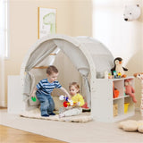 Versatile Kids Playhouse With totally 8 cubbies and 2 countertops 25708156