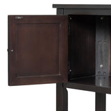 Cambridge Series Ample Storage Vintage Console Table with Four Small Drawers and Bottom Shelf for 41041948