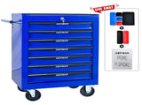 Rolling Metal Tool Chest with 7 Drawers, 20" 7-Drawer Tool Chest Cabinet with Ball Bearing Drawer W1102P298222