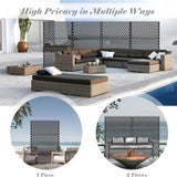Metal Privacy Screens and Panels with Free Standing, Freestanding Outdoor Indoor Privacy Screen, W1859P145843