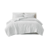 King/Cal King Plush to Sherpa Comforter Set B035100015