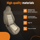 Front 2x top & 2x bottom Seat Covers For Ford Expedition Eddie Bauer 03-06 66627834