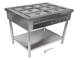 6-Pan Commercial Food Warmer, Professional Buffet Catering Food Warmer, Electric Steam Table, 38071580