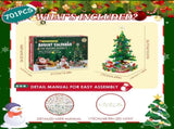 Christmas Tree Building Toy - 701 Pcs with 24-Day Countdown Calendar, 30 LED Warm Lights 52611738