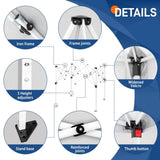 8*8ft Portable Home Use Waterproof Folding Tent Blue 37281369