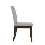 ZUN Upholstered Channel-back Dining Chair Set of 2 B035P262673