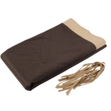 Universal Canopy Cover Replacement for 12x9 Ft Curved Outdoor Pergola Structure-Brown W419P326867