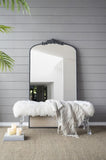 66" x 36" Full Length Mirror, Arched Mirror Hanging or Leaning Against Wall, Large Black Mirror for W2078124105