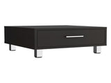 Beijing Coffee Table, One Drawer, Four Legs -Black B07091896