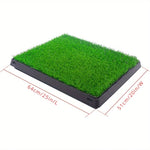 ZUN Dog Potty Training Artificial Grass Pad Pet Cat Toilet Trainer Mat Puppy Loo Tray Turf 31149552