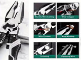 Two tiger pliers, five in one multifunctional pliers set, industrial grade with PVC handle, 35409782